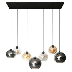 Hanglamp 4+3 multi globe XL - Loft24.nl