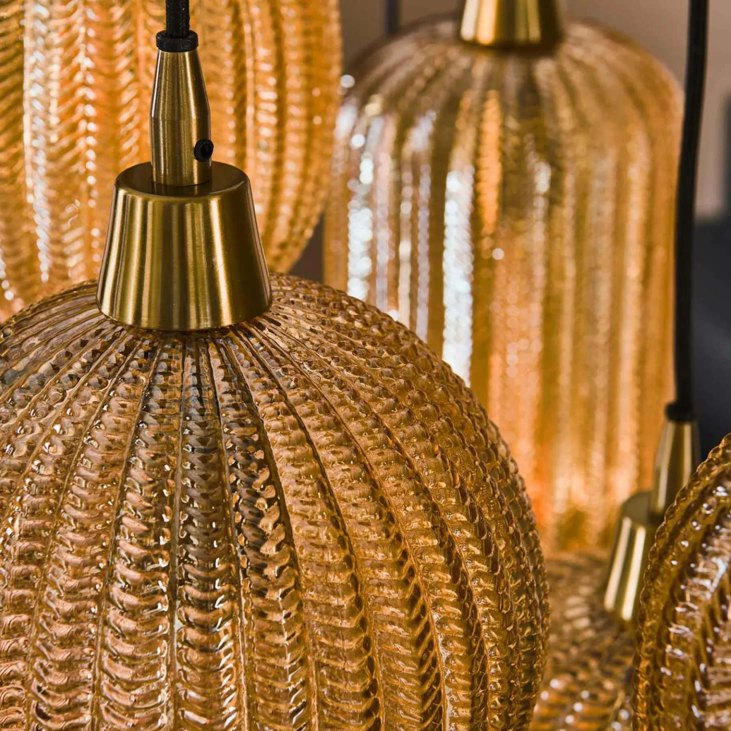 Hanglamp 4+3 V-shape pattern mix - Loft24.nl