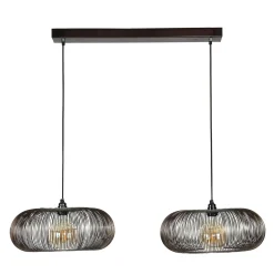 Hanglamp Copper Twist 2 lampen Ø43cm - Loft24.nl
