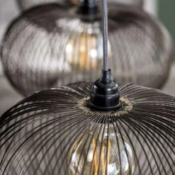 Hanglamp Copper Twist 4 lampen Ø35cm - Loft24.nl