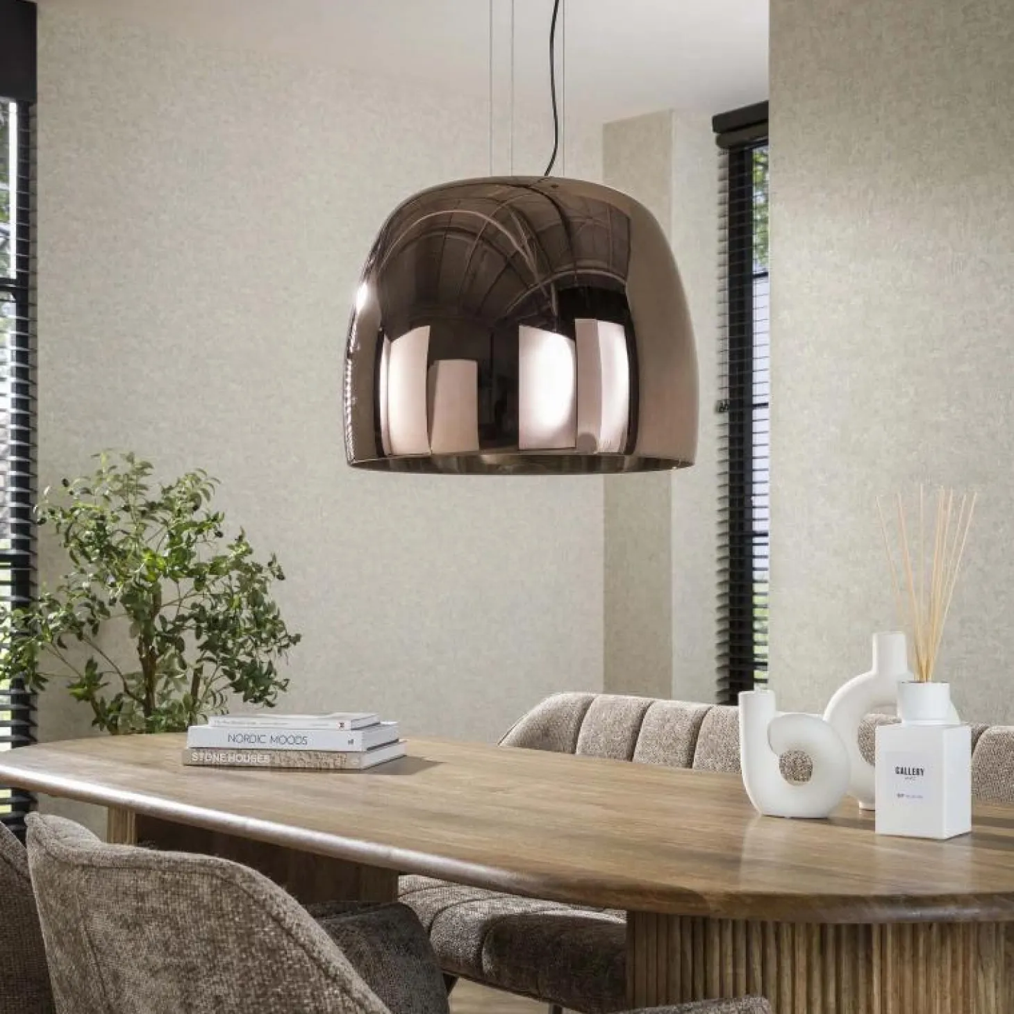 Hanglamp Drift 48cm - Koper - Loft24.nl