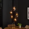 Hanglamp 5L Mix Getrapt - Chromed - Loft24.nl