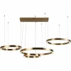 Hanglamp Lilou 4-lamps kleur Brushed Gold - Loft24.nl