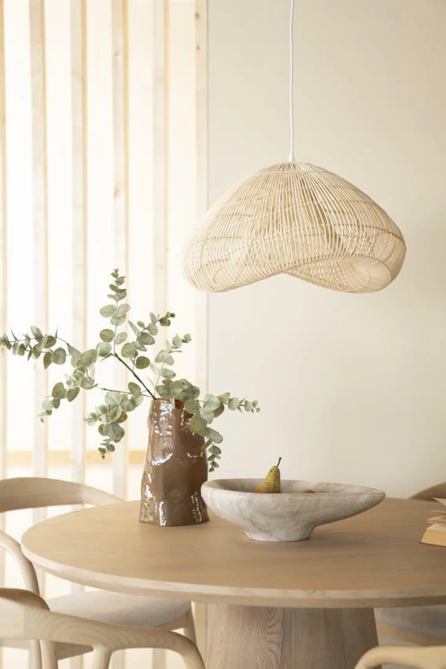 Hanglamp Lunar 54 x 52cm - Naturel - Loft24.nl