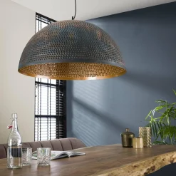 Hanglamp Punch Zwart Bruin - 1 lamp - Loft24.nl