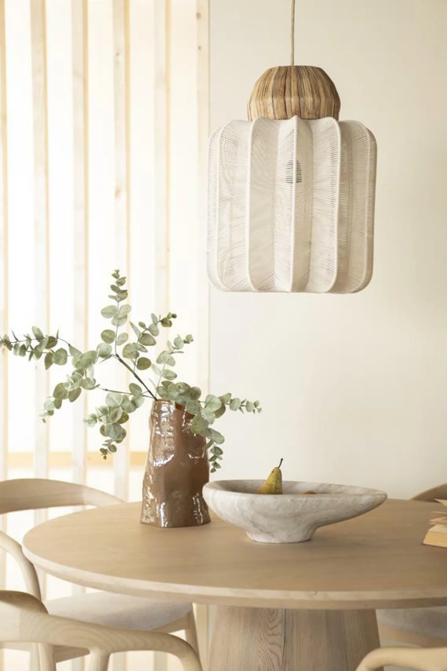 Hanglamp Reb - Zeegras en katoen - Loft24.nl