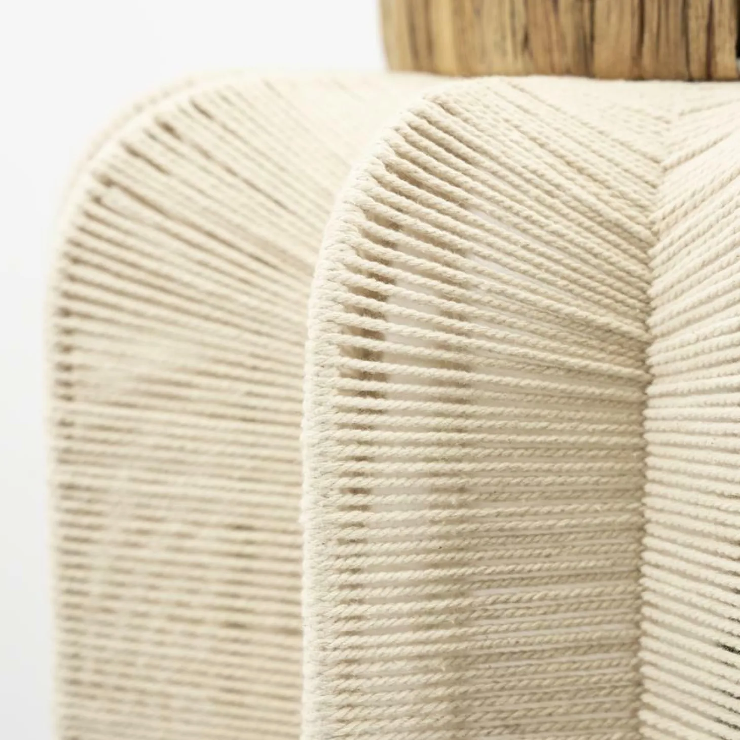 Hanglamp Reb - Zeegras en katoen - Loft24.nl