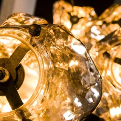 Hanglamp Rock Getrapt met 5 lampen Chromed Glass - Loft24.nl