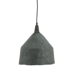 Hanglamp Sana Papier maché klein - Grijs - Loft24.nl
