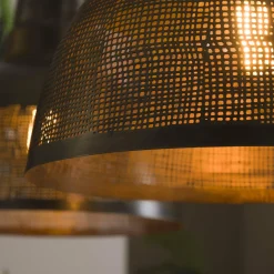 Hanglamp Screen Antiek Brons - 2 lampen - Loft24.nl