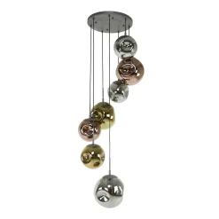 Hanglamp Stellar Getrapt met 7 lampen - Loft24.nl