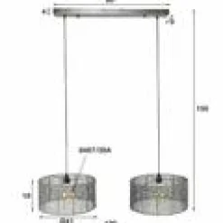 Hanglamp Stringshade - Metal - Loft24.nl