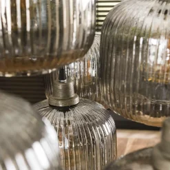 Hanglamp Stripe met 7 lampen - Smoke Glas - Loft24.nl