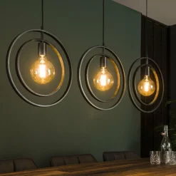 Hanglamp Turn Around - 3 lampen - Loft24.nl