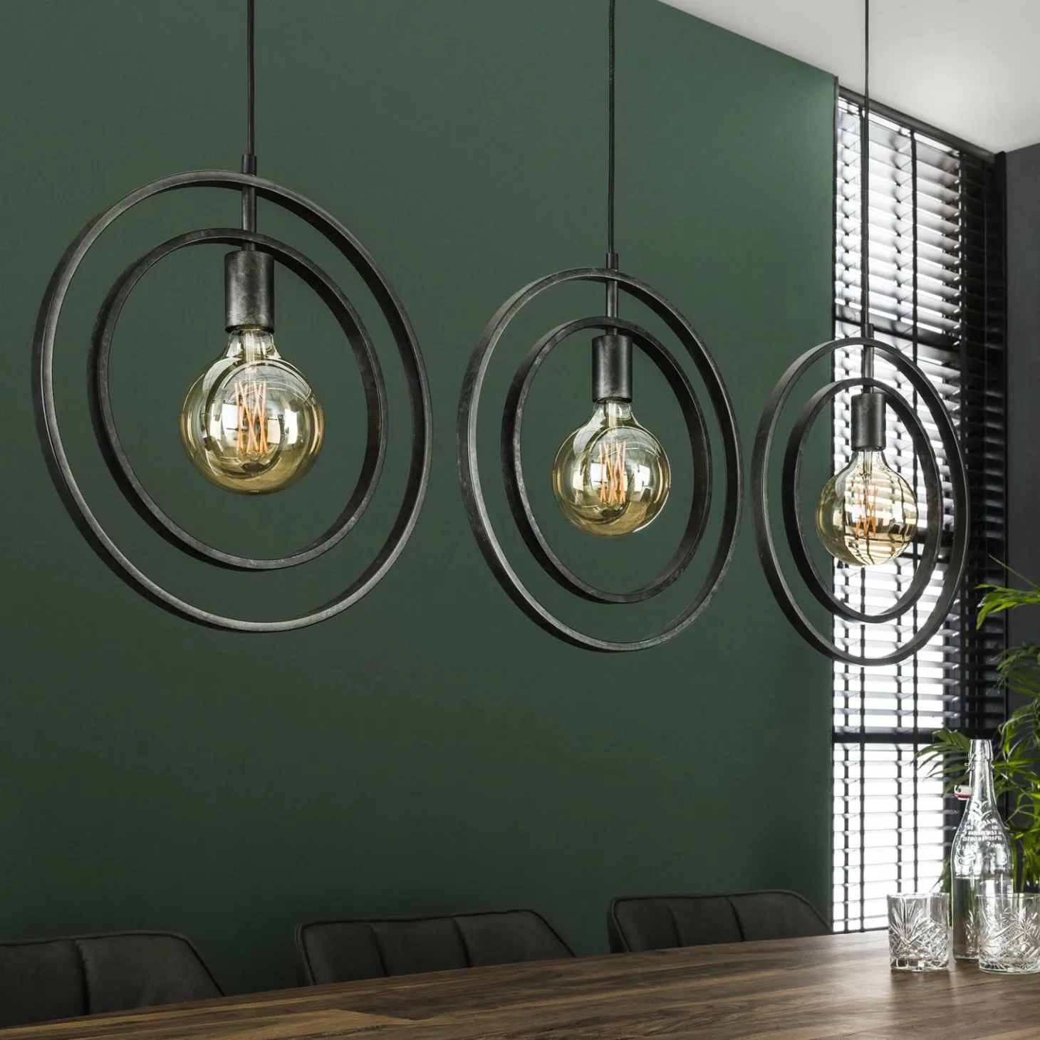 Hanglamp Turn Around - 3 lampen - Loft24.nl