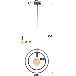 Hanglamp Turn Around - 1 lamp - Loft24.nl