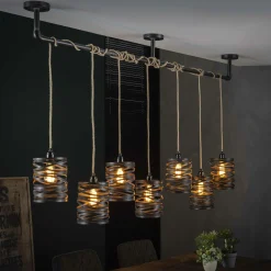 Hanglamp Twist - 7 lampen - Loft24.nl
