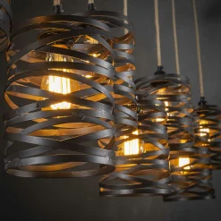 Hanglamp Twist - 7 lampen - Loft24.nl