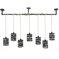Hanglamp Twist - 7 lampen - Loft24.nl