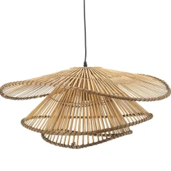 Hanglamp Yarin Rattan en bamboe 65cm - Loft24.nl