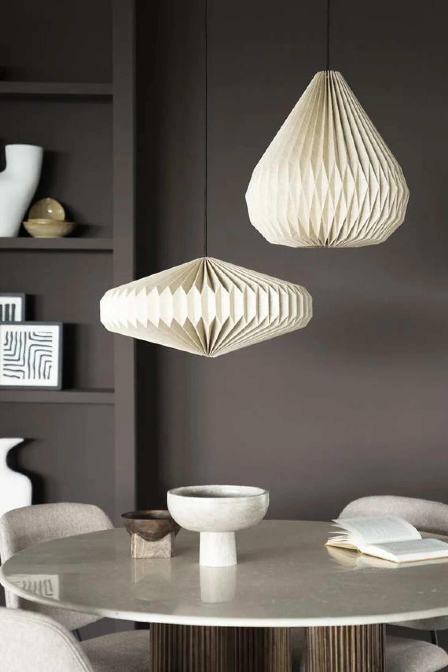 Hanglamp Zuki Linnen - 41cm - Loft24.nl