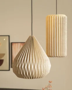 Hanglamp Zuki Linnen - 26cm - Loft24.nl