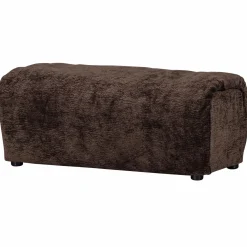 Hocker Baggy 3D Chenille DonkerBruin - Loft24.nl