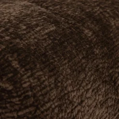 Hocker Baggy 3D Chenille DonkerBruin - Loft24.nl