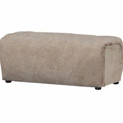 Hocker Baggy 3D Chenille Zand - Loft24.nl