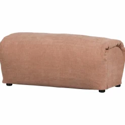 Hocker Baggy Geweven Chenille Oud Roze - Loft24.nl