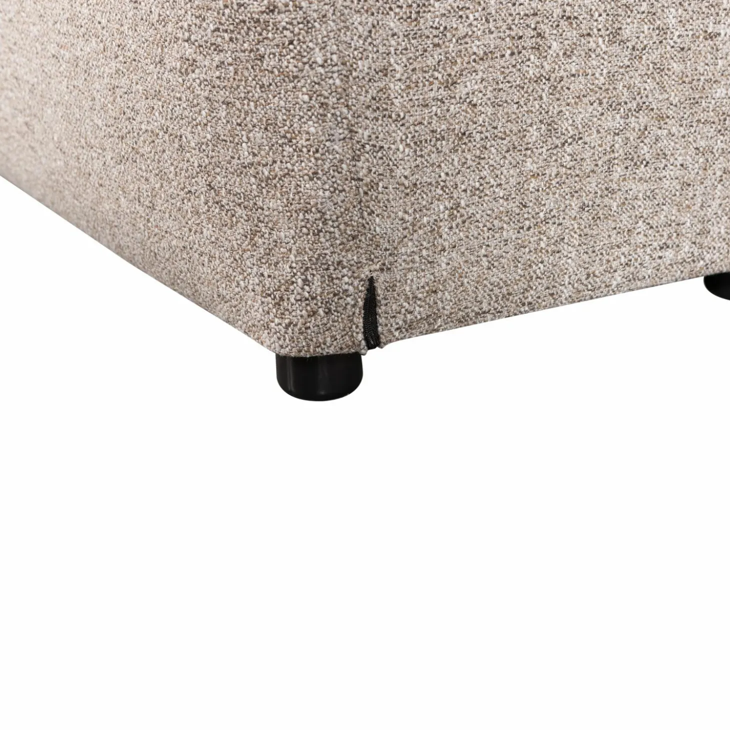 Hocker Baggy Geweven Stof Naturel - Loft24.nl