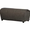 Hocker Baggy Geweven Stof Grijs - Loft24.nl