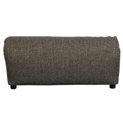 Hocker Baggy Geweven Stof Grijs - Loft24.nl