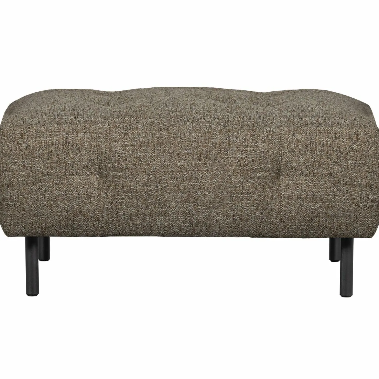 Hocker Lloyd Grof Geweven DonkerBruin - Loft24.nl