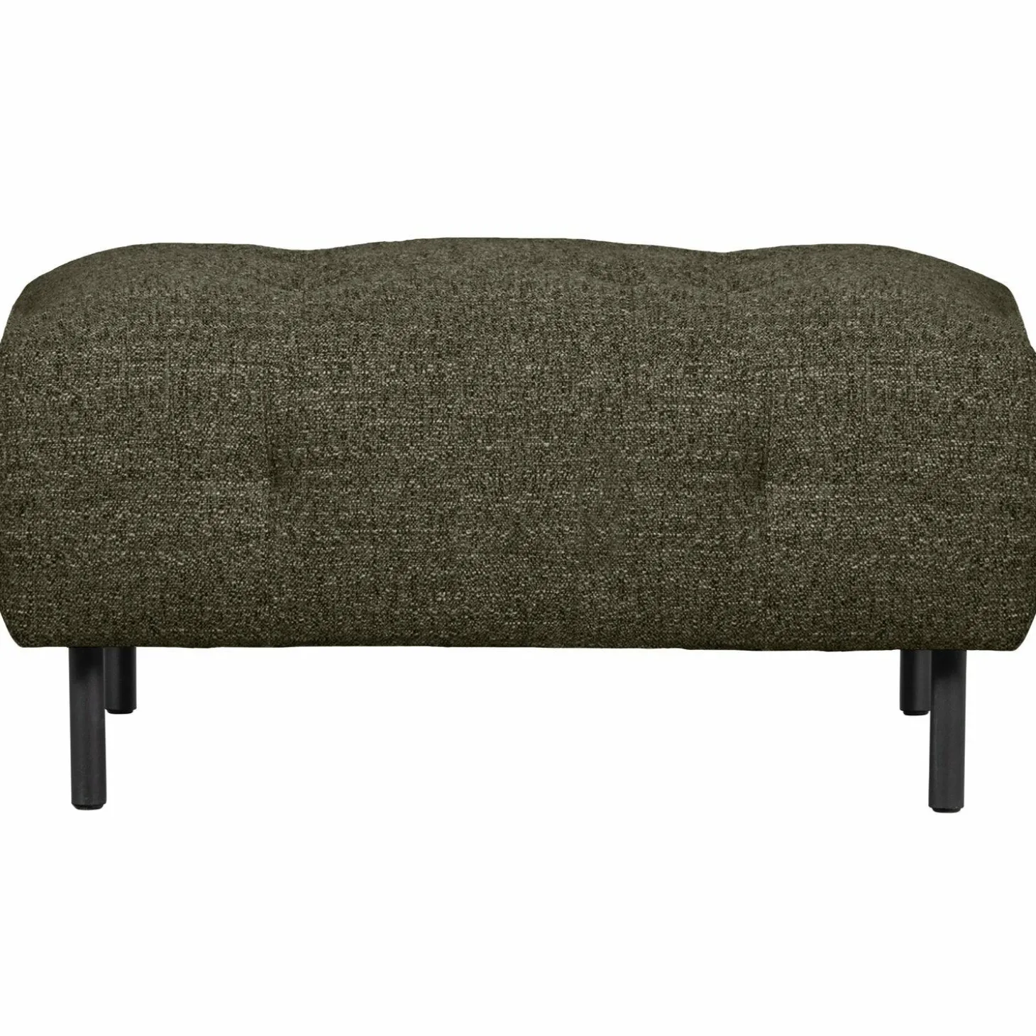 Hocker Lloyd Grof Geweven Groen - Loft24.nl