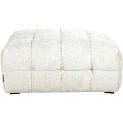 Hocker Merrol Chenille - Crème - Loft24.nl