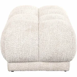 Hocker Noah Chenille - Creme - Loft24.nl
