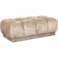 Hocker Noah Chenille - Naturel - Loft24.nl