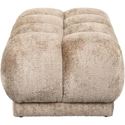 Hocker Noah Chenille - Naturel - Loft24.nl