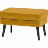 Hocker Rocco Fluweel OkerGeel - Loft24.nl