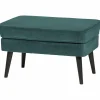 Hocker Rocco Fluweel Teal - Loft24.nl