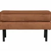 Hocker Rodeo Eco leder - Cognac - Loft24.nl
