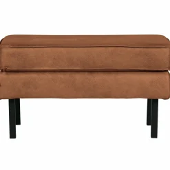 Hocker Rodeo Eco leder - Cognac - Loft24.nl