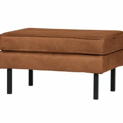Hocker Rodeo Eco leder - Cognac - Loft24.nl