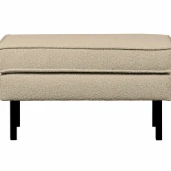 Hocker Rodeo Op Poten Bouclé Beige - Loft24.nl
