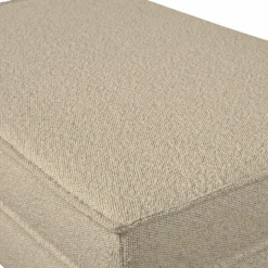 Hocker Rodeo Op Poten Bouclé Beige - Loft24.nl