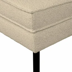 Hocker Rodeo Op Poten Bouclé Beige - Loft24.nl
