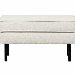 Hocker Rodeo Op Poten Bouclé Beige - Loft24.nl