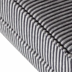 Hocker Rodeo Op Poten Streep Zwart/Grijs - Loft24.nl