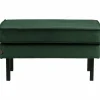Hocker Rodeo Op Poten Velvet Groen Forest - Loft24.nl